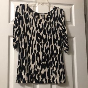 Animal print Travelers blouse